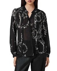 Allsaints Hilda Embellished Shirt