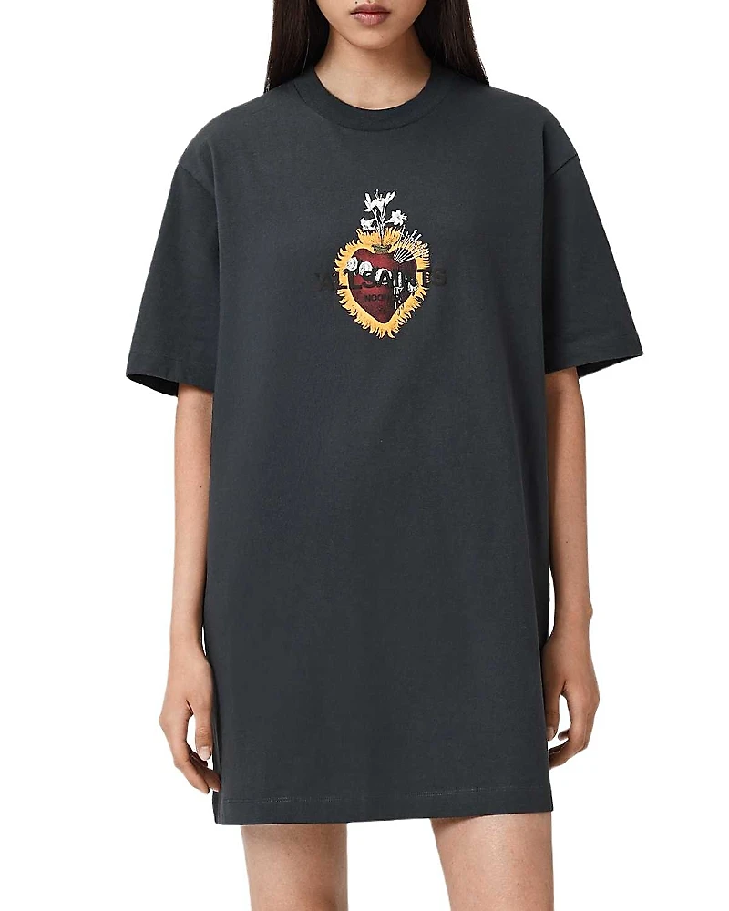 Allsaints Heartfelt Tee Dress