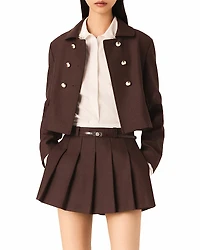 Maje Short Double Breasted Jacket