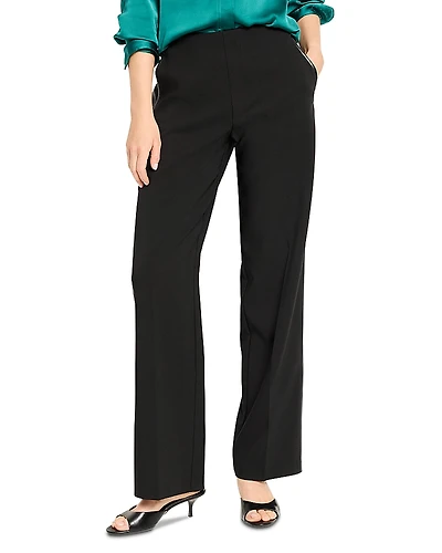 Nic+Zoe Lenox Wide Leg Sleek Stretch Tuxedo Pants