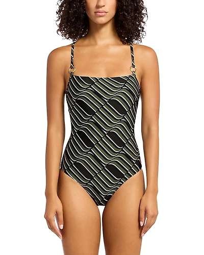 Jets Minimal Tank One Piece Swimsuit