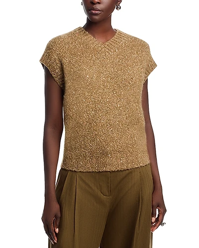 Lafayette 148 New York Lofty V Neck Vest