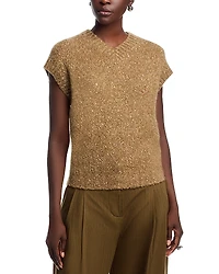 Lafayette 148 New York Lofty V Neck Vest