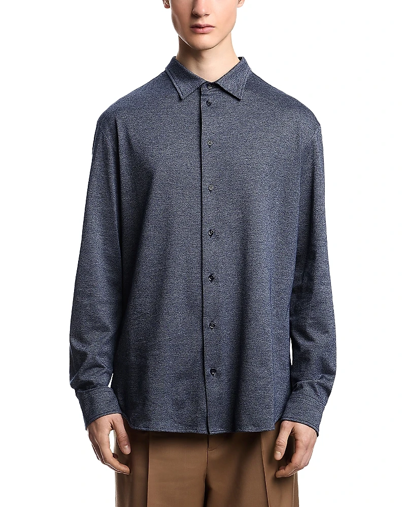 Emporio Armani Jaspe Jersey Cotton Sport Shirt