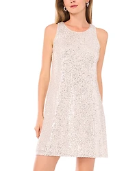 Vince Camuto Sleeveless Sequin Shift Dress