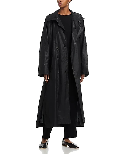 Issey Miyake Aerial Steel Trench Coat