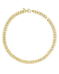 Cadar 18K Yellow Gold Be Home Double Cable Link Chain Necklace, 17