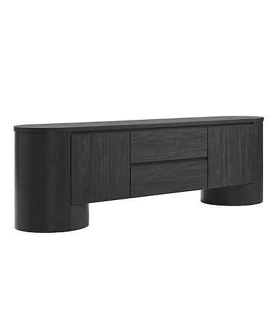 Modway Duval 71 Inch Oval Tv Cabinet