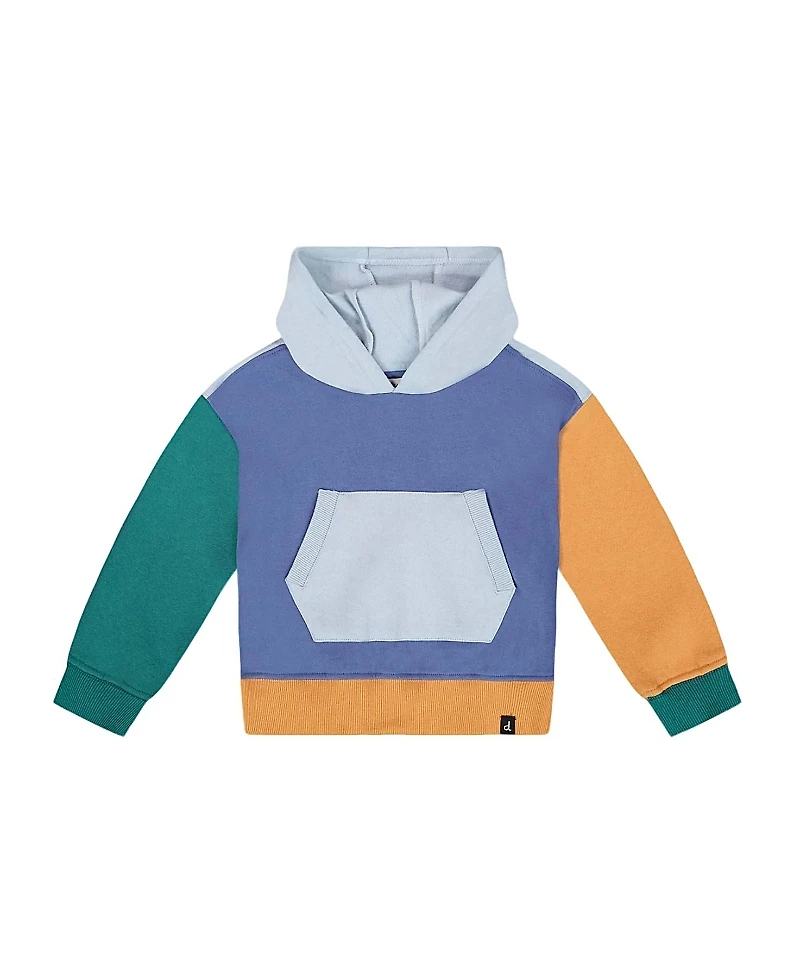 Deux par Unisex Long Sleeve Hooded Fleece Sweatshirt