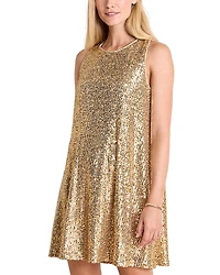 Vineyard Vines Kiki Sequin Swing Dress