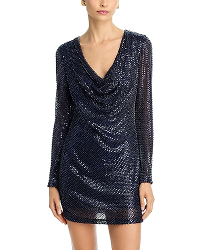 Ramy Brook Leon Sequined Mini Dress