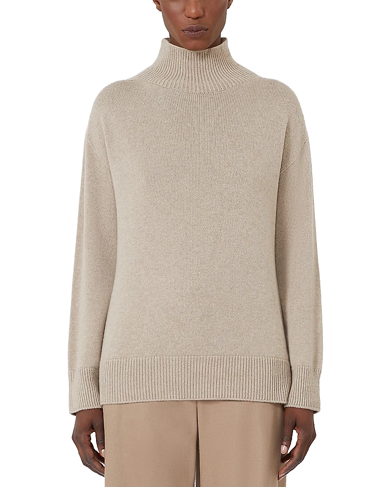 Max Mara Quercia Beige Cashmere Sweater