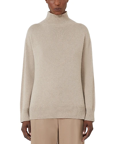 Max Mara Quercia Beige Cashmere Sweater
