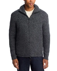 Moncler Ribbed Zipper Cardigan