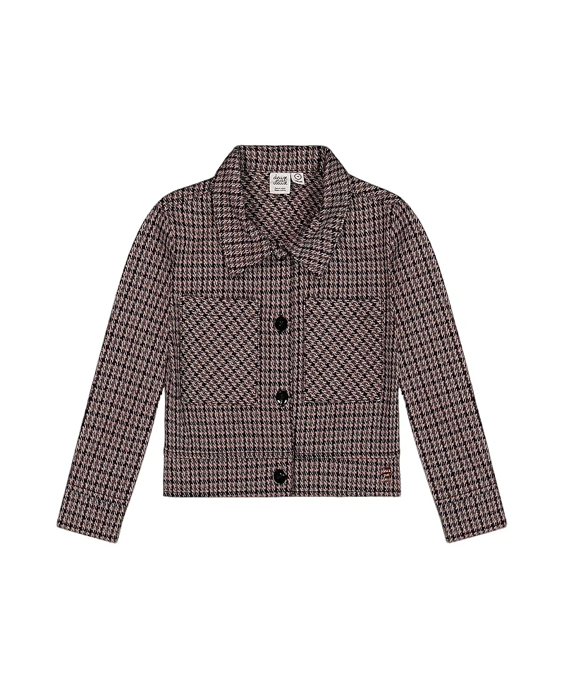 Deux par Girls' Jacquard Knit Jacket - Big Kid