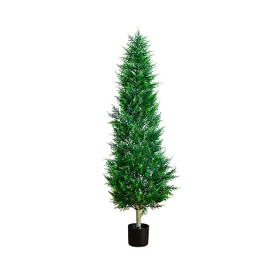 Nearly Natural 5' Uv Resistant Artificial Cypress Tower Tree (Indoor/Outdoor)