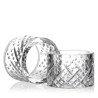 Waterford Celebrations Crystal Napkin Rings, Set of 2