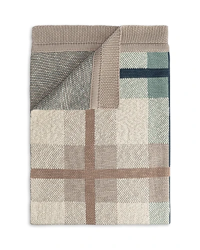 Crane Baby Unisex Charlie Farmhouse Knitted Plaid Blanket