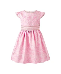 Rachel Riley Girls' Floral Damask Dress - Little Kid, Big Kid