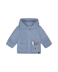 Deux par Boys' Plush Hooded Jacket - Baby