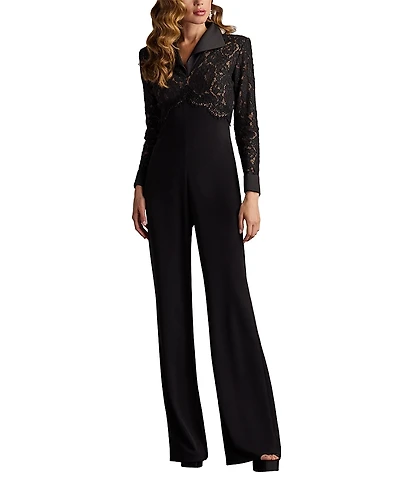 Tadashi Shoji Deacon Collar Jumpsuit