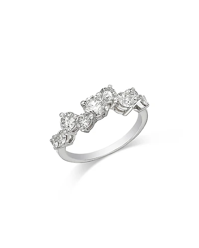 Bloomingdale's Fine Collection Diamond Scatter Cluster Band