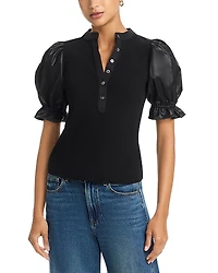 Six Fifty Robin Puffed Sleeve Top