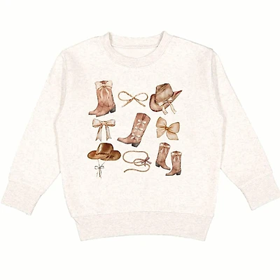 Sweet Wink Girls' Cowgirl Cutie Sweatshirt - Baby