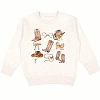 Sweet Wink Girls' Cowgirl Cutie Sweatshirt - Baby