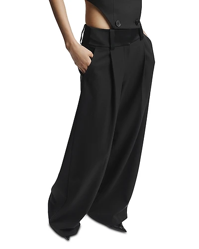 Saint Art Stone Pleated Suiting Pants