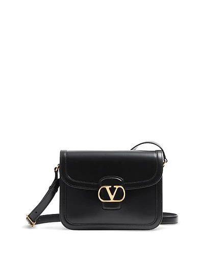 Valentino Garavani VLogo 9to5 Leather Shoulder Bag