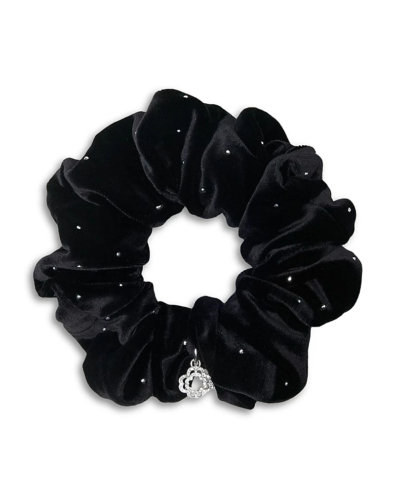 Maje Rhinestone Velvet Scrunchie