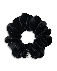 Maje Rhinestone Velvet Scrunchie