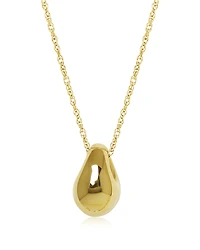 Bloomingdale's Fine Collection Polished Tapered Drop Pendant Necklace