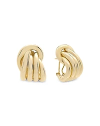 Shashi Roux Multirow C Hoop Earrings