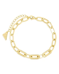 Sterling Forever Hallie Cubic Zirconia Chain Bracelet