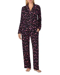 kate spade new york Printed Long Pajama Set