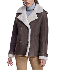Maximilian Double Breasted Shearling Jacket