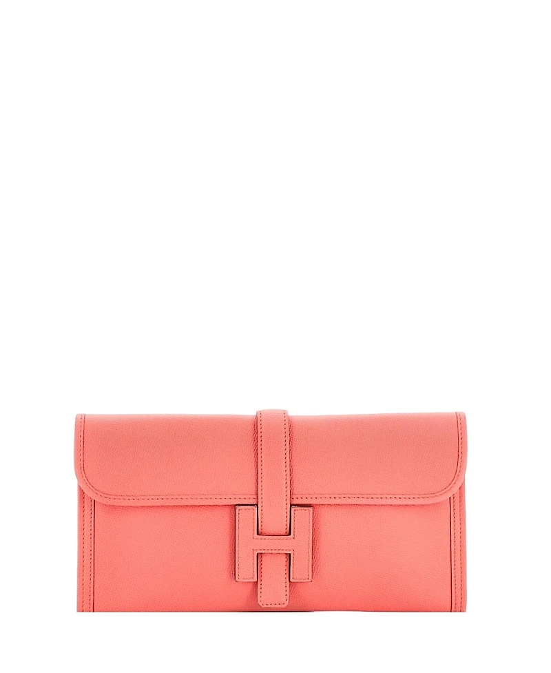 Pre-Owned HERMES 29 Jige Elan Clutch Epsom