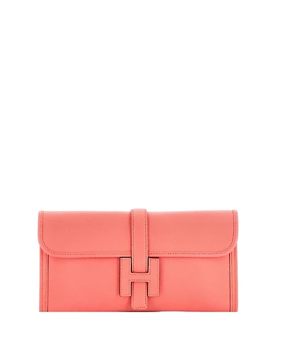 Pre-Owned HERMES 29 Jige Elan Clutch Epsom
