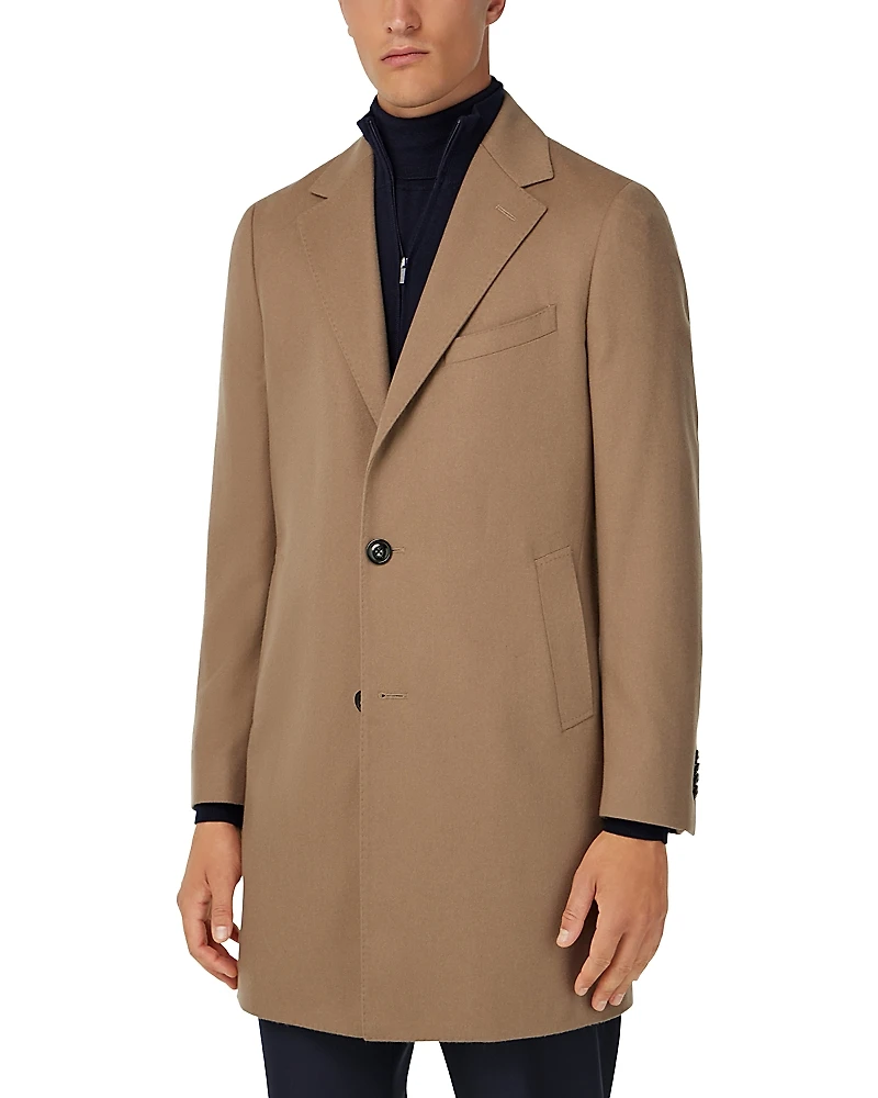 Boggi Milano Single Breasted Cashmere Jacket