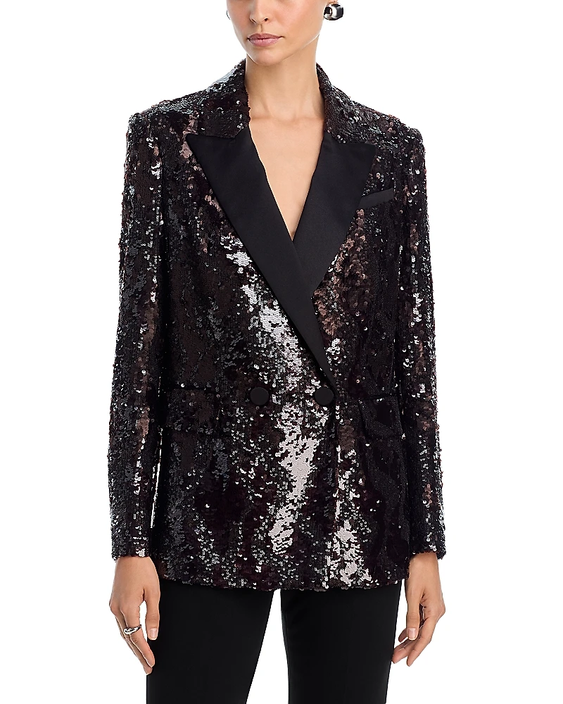 Veronica Beard Sevyn Sequin Tuxedo Jacket