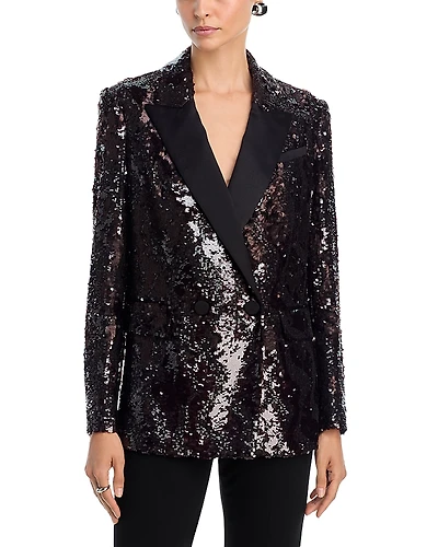 Veronica Beard Sevyn Sequin Tuxedo Jacket