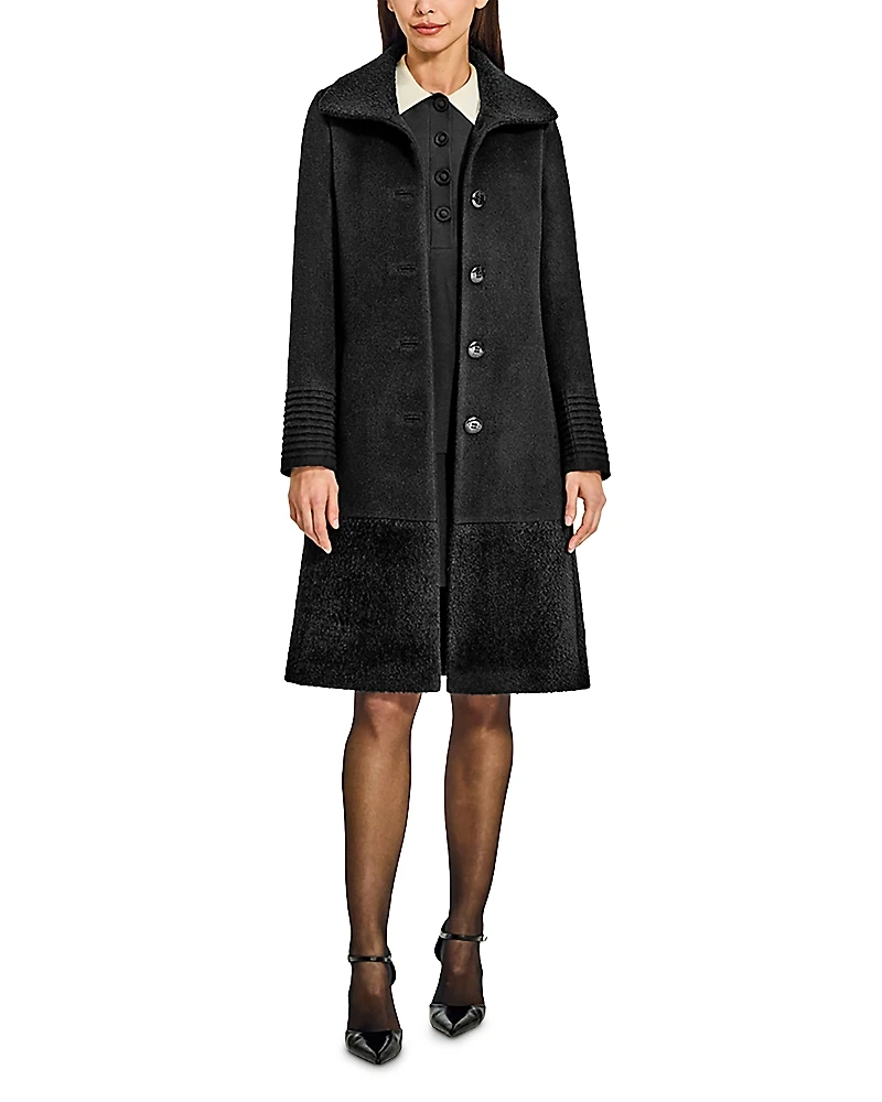 Sentaler Boucle Empire Waist A Line Coat