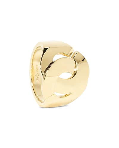 Dinh Van 18K Yellow Gold Menottes Dinh Van Polished Statement Ring