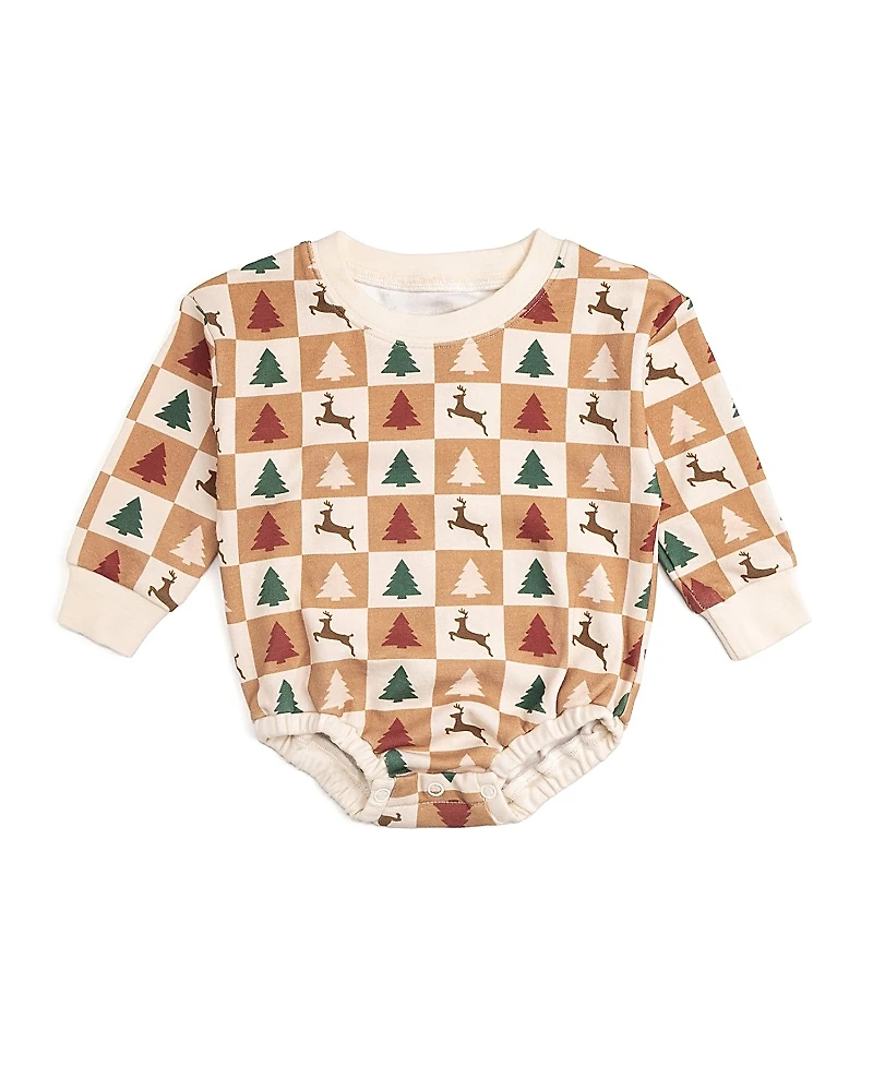 Sweet Wink Boys' Cabin Christmas Long Sleeve Romper - Baby