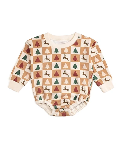 Sweet Wink Boys' Cabin Christmas Long Sleeve Romper - Baby