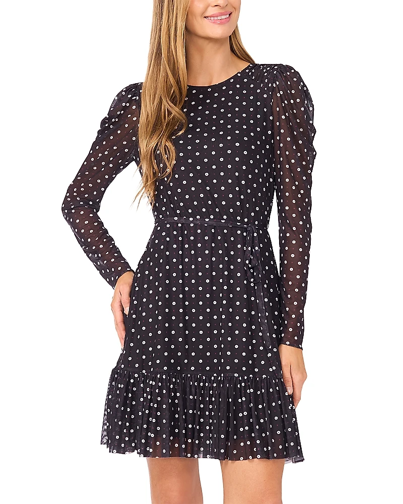 CeCe Belted Mini Dress