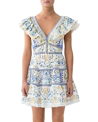 Camilla Ruffled Tiered Dress