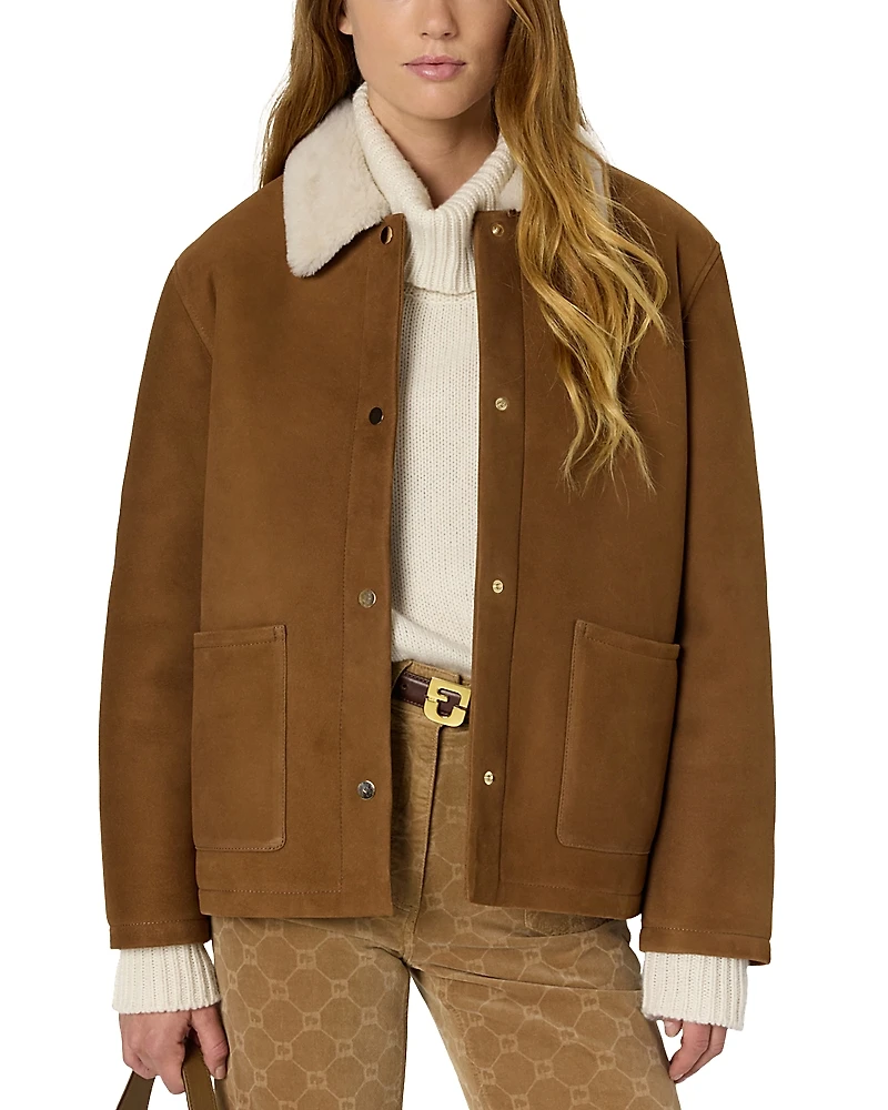 Gerard Darel Noemie Suede Jacket